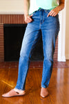 Everyday Dark Denim Slim Fit High Rise Jeans