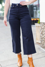Copy of Can't Look Away High Rise Wide Crop Leg Jeans