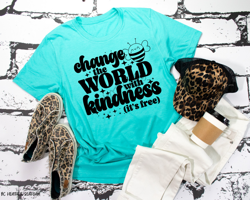 Change The World With Kindness - Tee