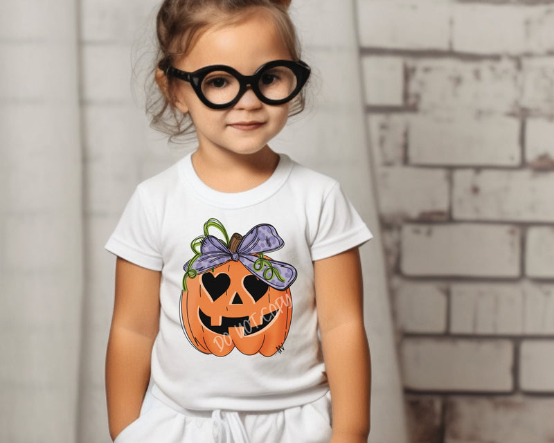 Bow Pumpkin - Tee