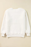 MERRY & BRIGHT Round Neck Long Sleeve Sweatshirt