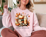 Just A Girl Who Loves Fall - Coffee - Sweatshirt