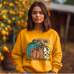 Thankful Grateful Blessed Sunflowers - Sweatshirt