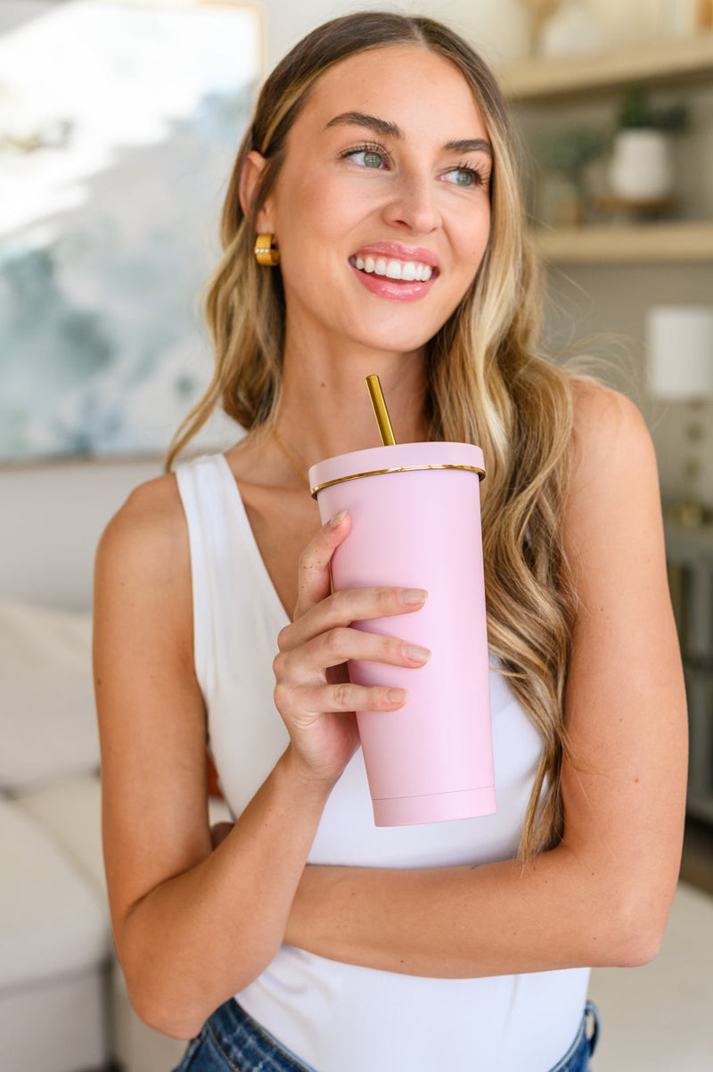 Total Eclipse Tumbler In Baby Pink